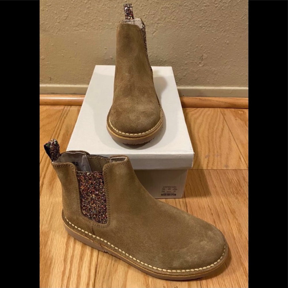 NWT Crewcuts Girls ankle boots size 32